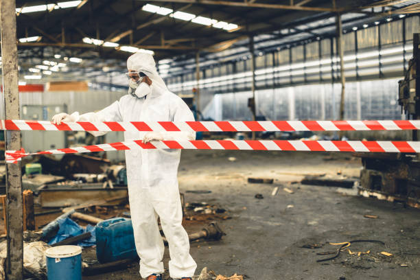 Professional Drug Lab Cleanup technician working in Moss Beach, CA